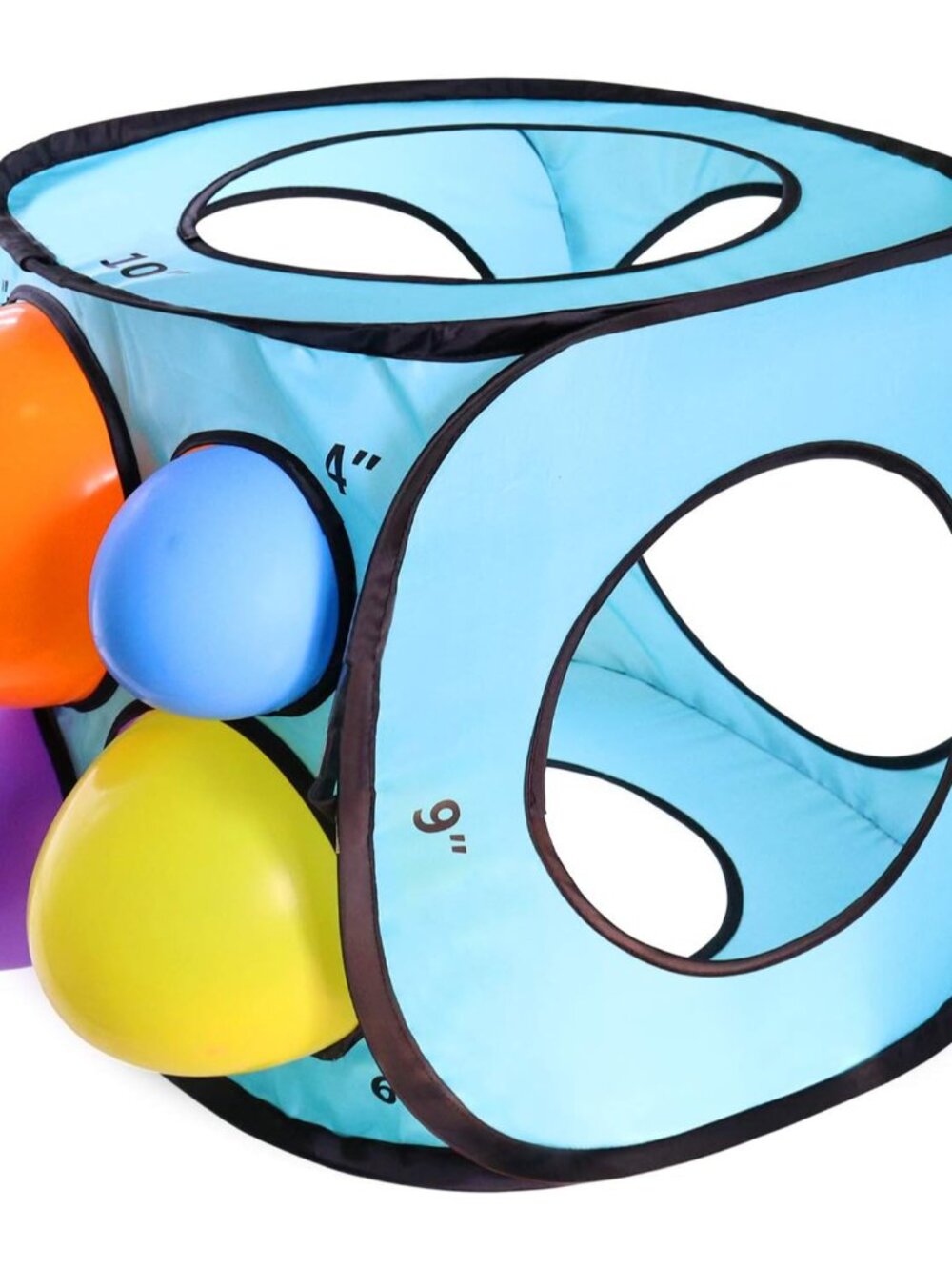 9 Sizes Balloon Szier Cube Box 4"-12", Collapsible Balloon Measurement Tool